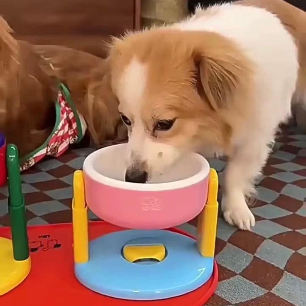 Adjustable Suction Pet Bowl – Anti-Spill, Anti-Tip Design for Cats & Dogs