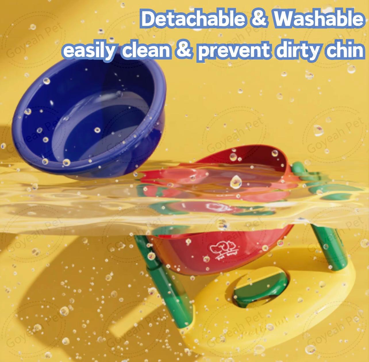 Adjustable Suction Pet Bowl – Anti-Spill, Anti-Tip Design for Cats & Dogs