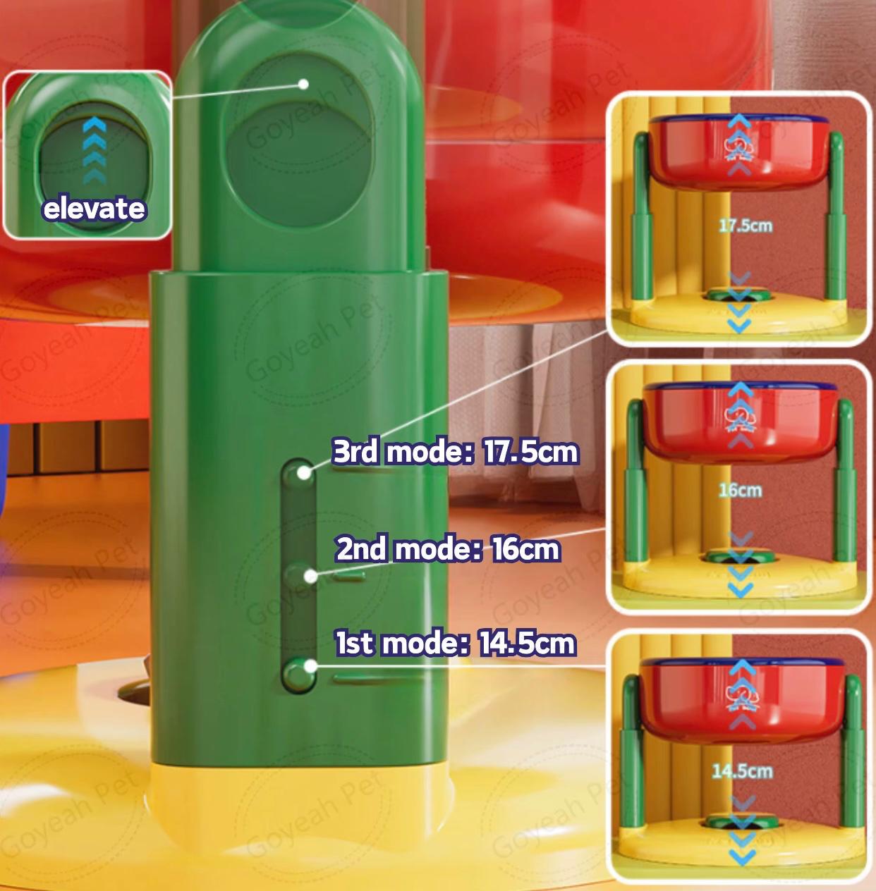 Adjustable Suction Pet Bowl – Anti-Spill, Anti-Tip Design for Cats & Dogs