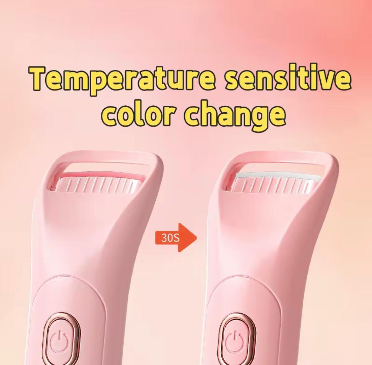 Electric Eyelash Curler with Digital Temperature Display