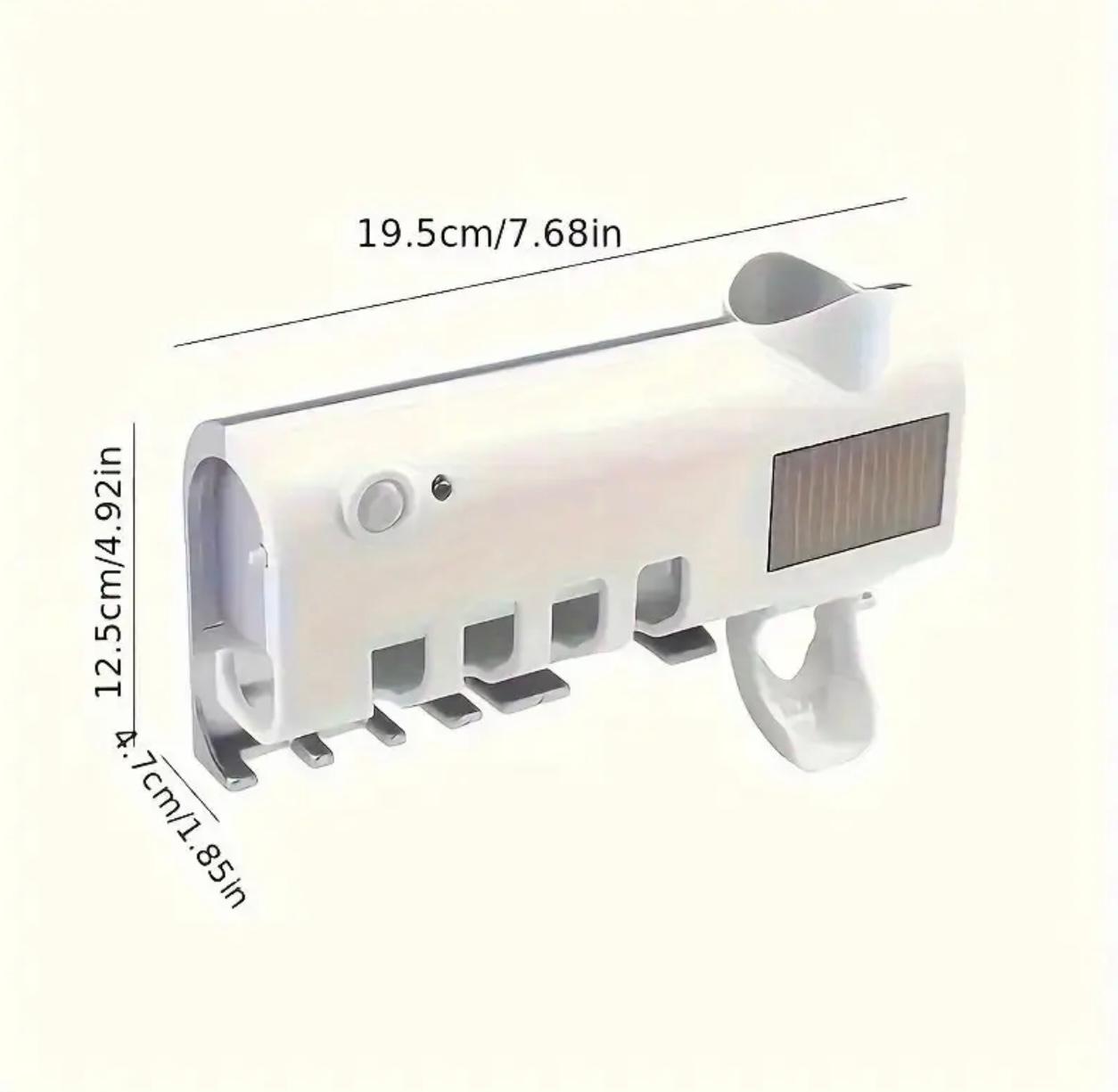 حامل فرشاة الأسنان وموزع معجون الأسنان