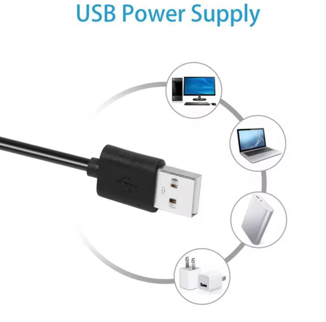 Adjustable LED Ring Light with Phone Holder – 3 Color Modes, USB Powered, Flexible Arm Clamp