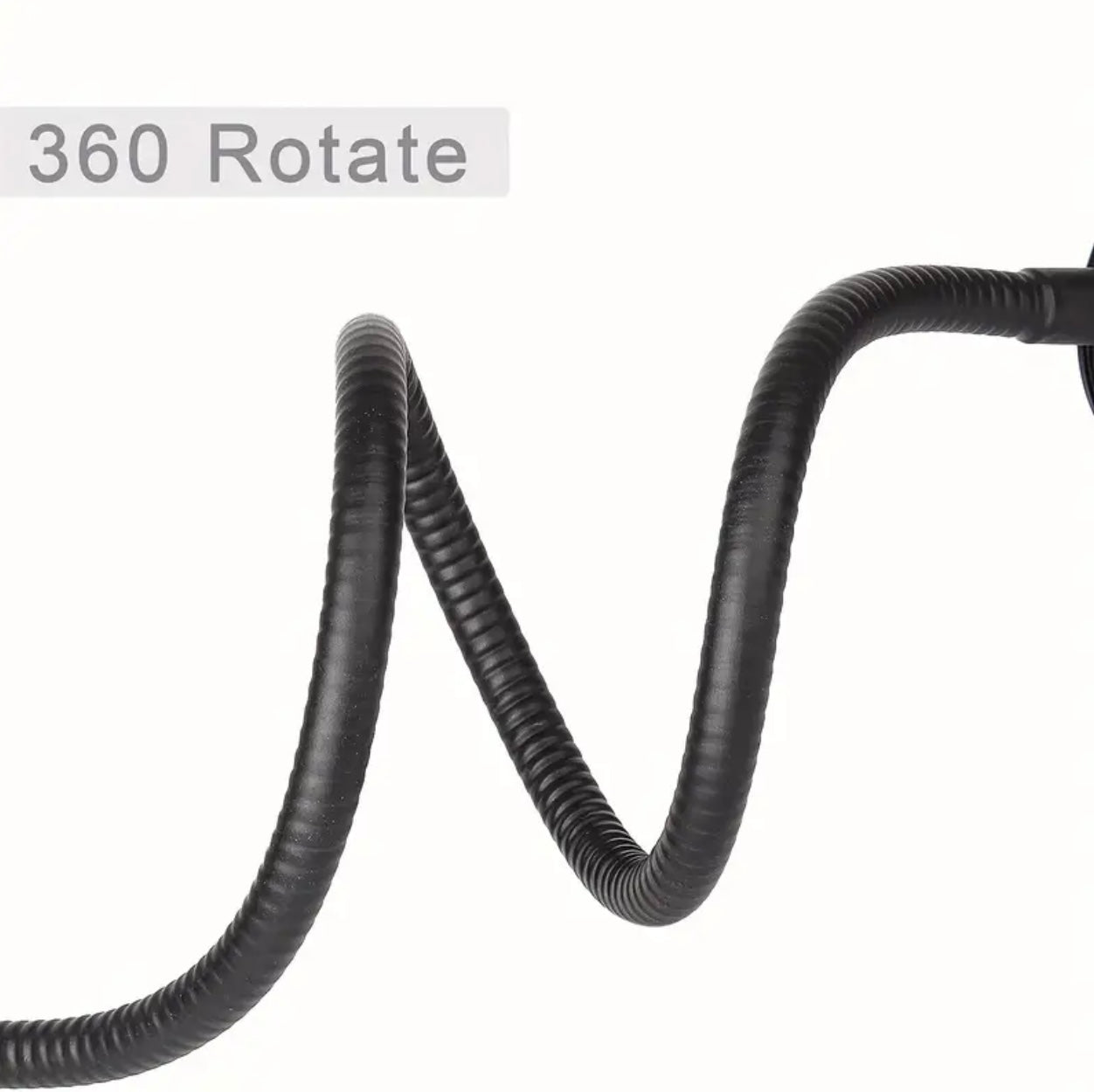 Adjustable LED Ring Light with Phone Holder – 3 Color Modes, USB Powered, Flexible Arm Clamp