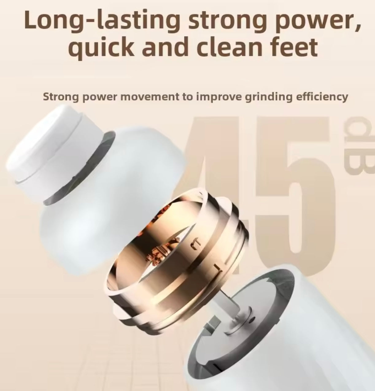 Electric Foot Repair Tool – Softens, Smooths & Removes Hard Skin Quickly, Portable Foot Care Kit