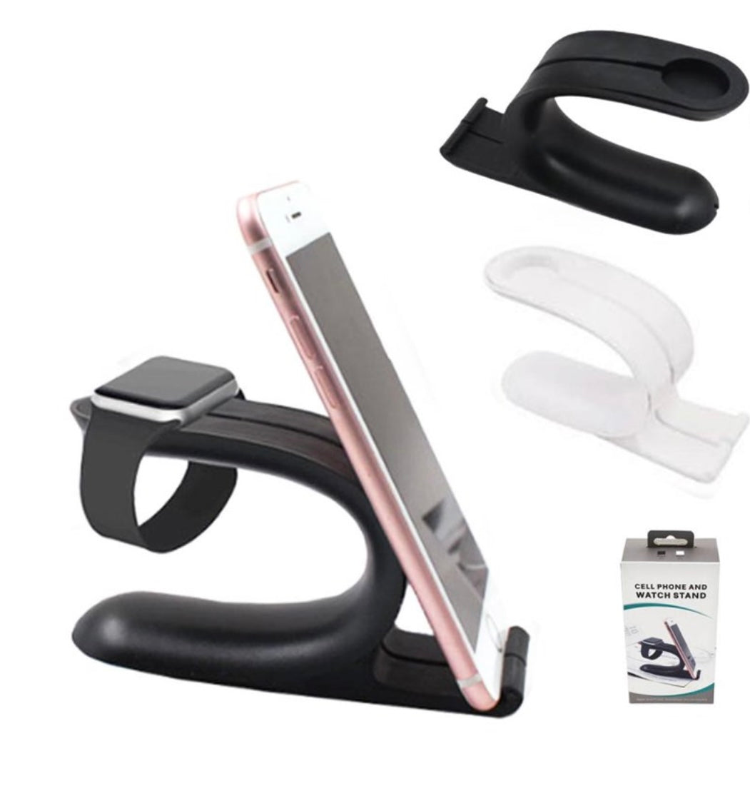 Multifunctional Charging Dock Stand Docking Station Charger Holder 2 in 1 for Smart Watch Phone