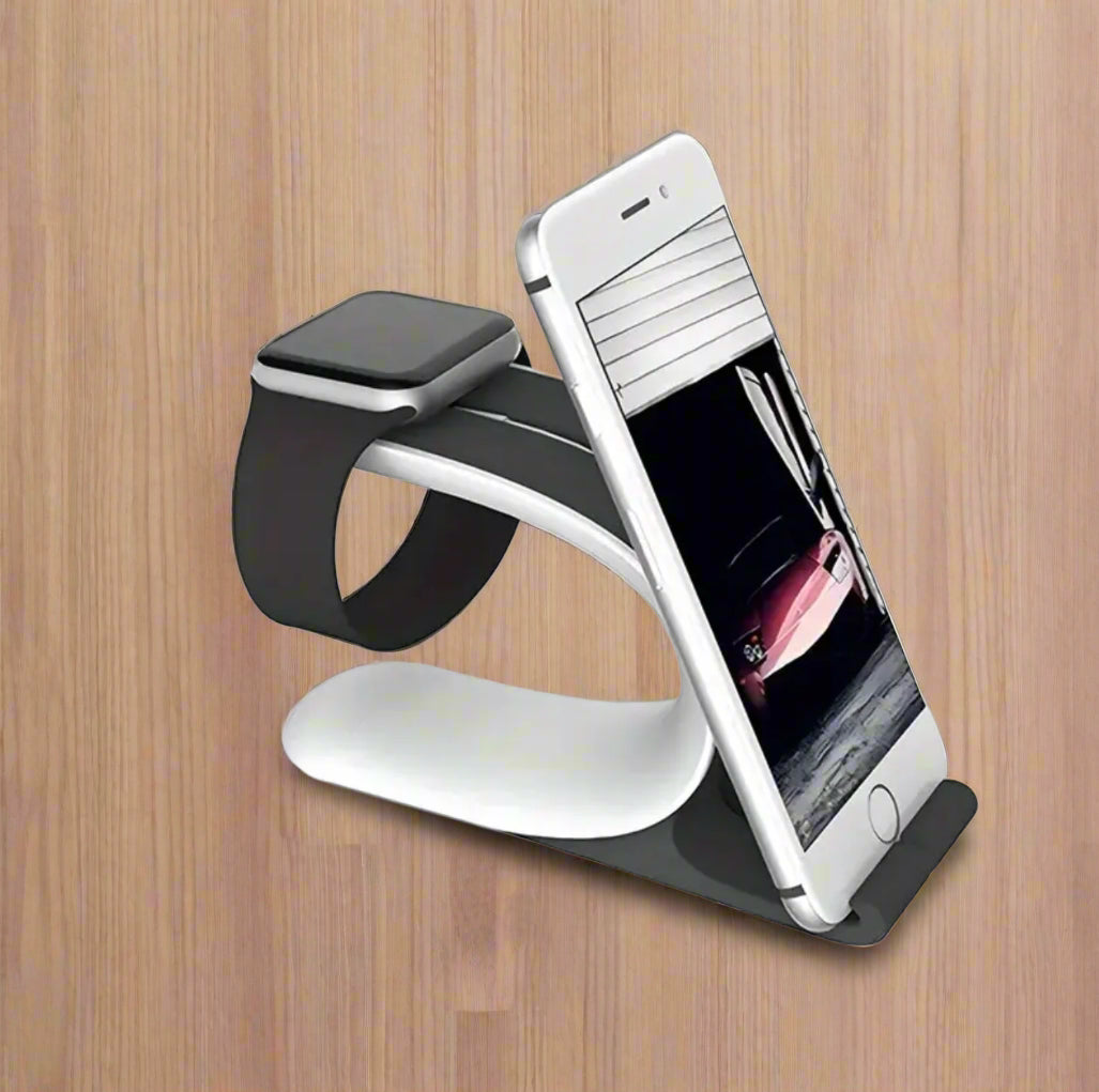 Multifunctional Charging Dock Stand Docking Station Charger Holder 2 in 1 for Smart Watch Phone
