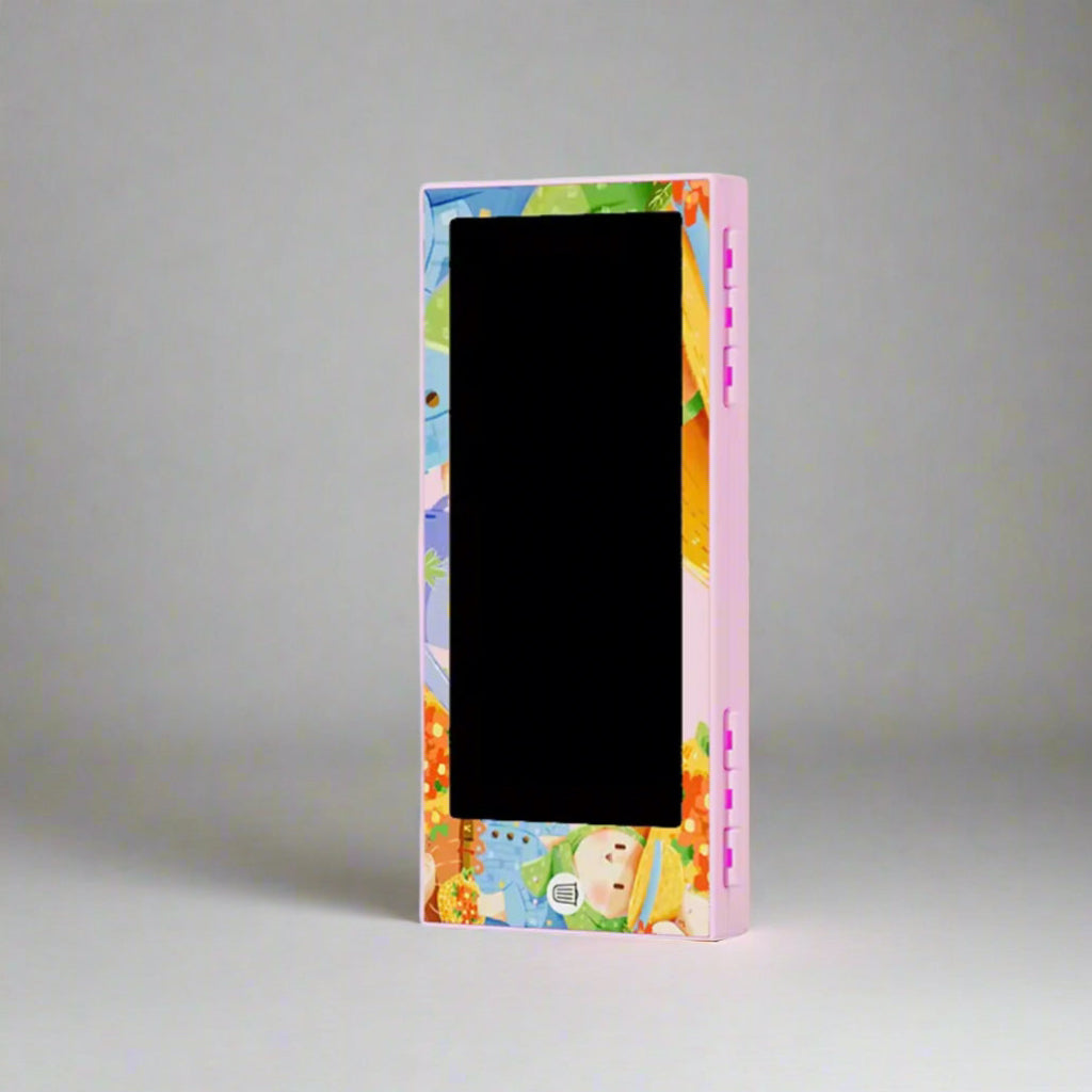 Customized Pen Storage Box – Cute Cartoon Stationery Organizer with 7-Inch LED Drawing Board