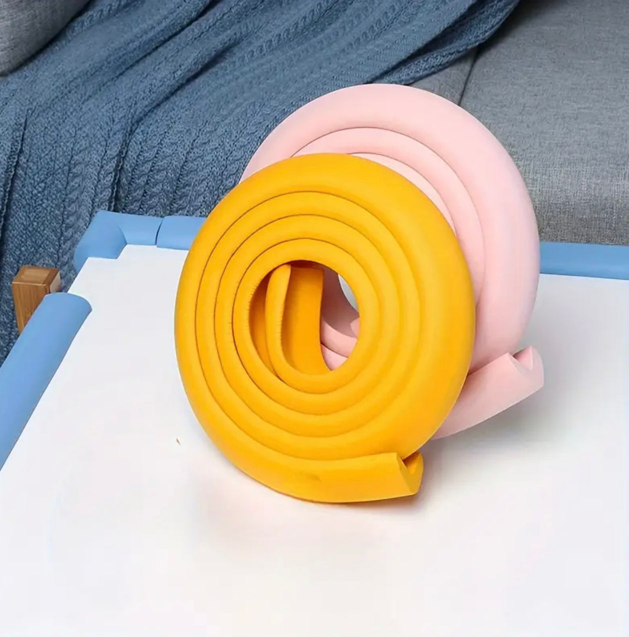 قطعة واحدة من شريط الحماية المضاد للتصادمات - واقي حافة سميك وناعم للأثاث