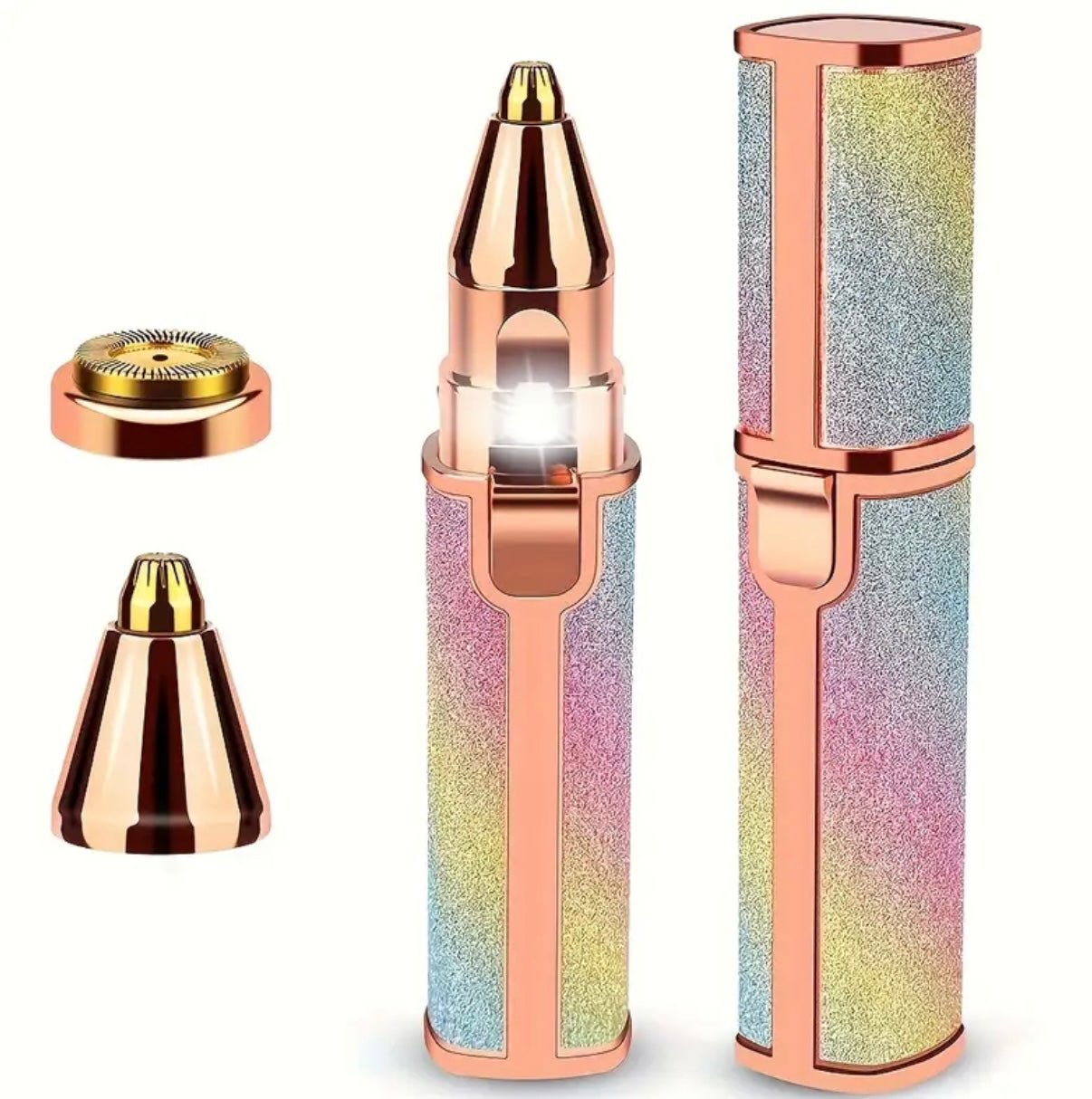 إزالة شعر الوجه للنساء ، 2 في 1 في 1 مزيل الشعر الحاجب الكهربائي ، جهاز epilator غير مؤلم