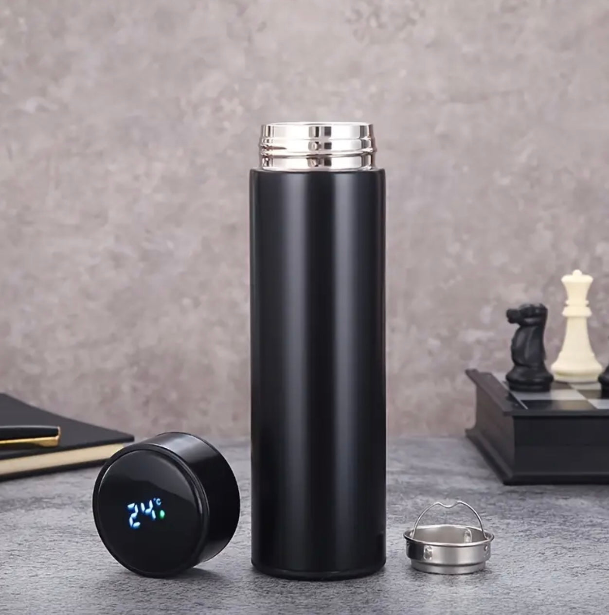 Smart Temperature Display Thermos Bottle β LED Touch Screen Sports Mug