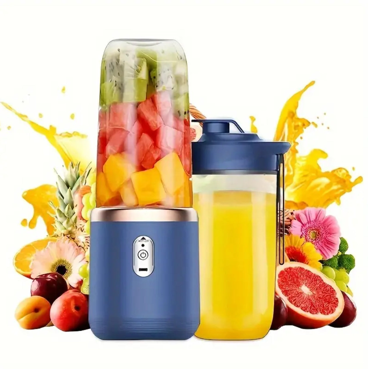 Portable Electric Juicer Cup β USB Rechargeable Mini Blender for Smoothies, Milkshakes & Juices
