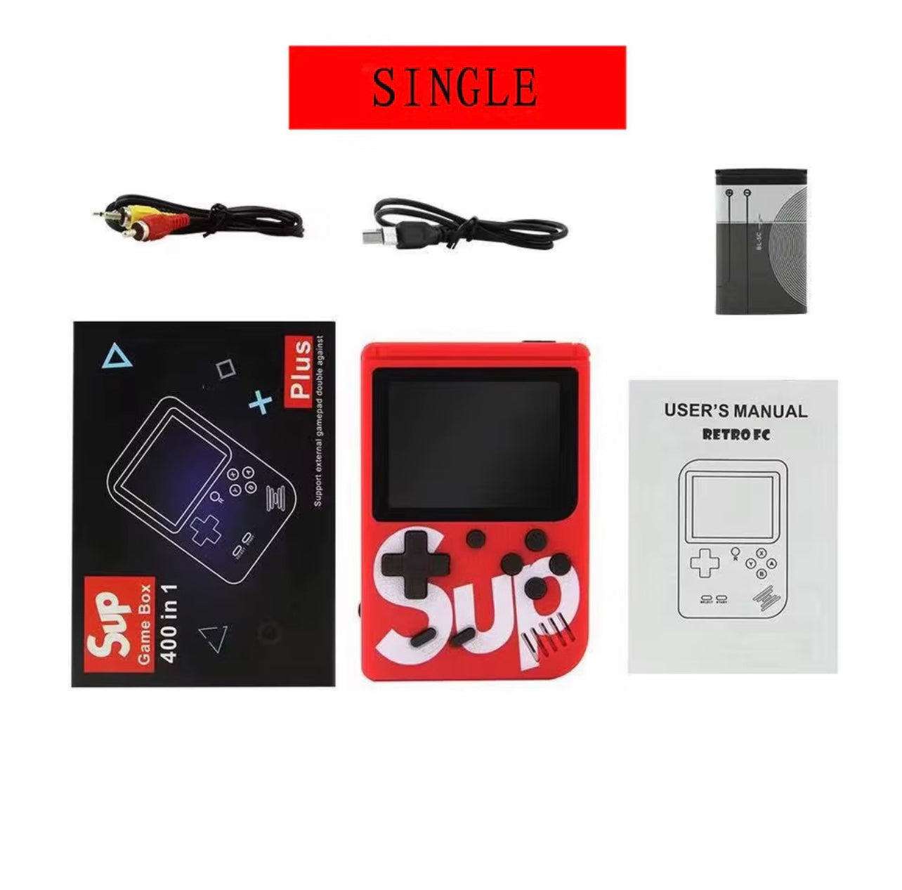 Original Retro Mini Gameboy Game Boy Console Built-In 400 Games Av Out Pk Tft Screen Classic Soup Game Box Mario Contra