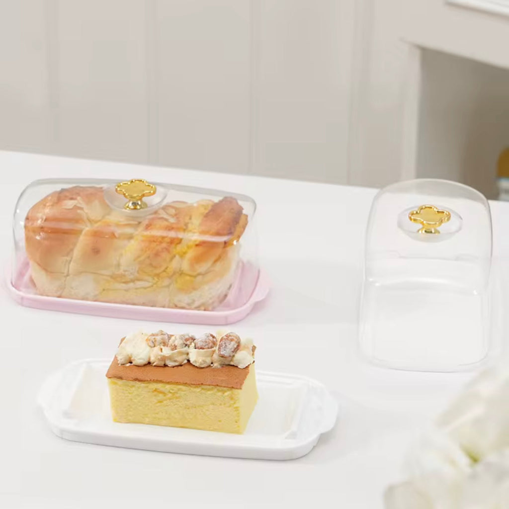 Reusable Clear Plastic Cake Boxes with Flip-Top Lids โ Square PET Dessert Containers