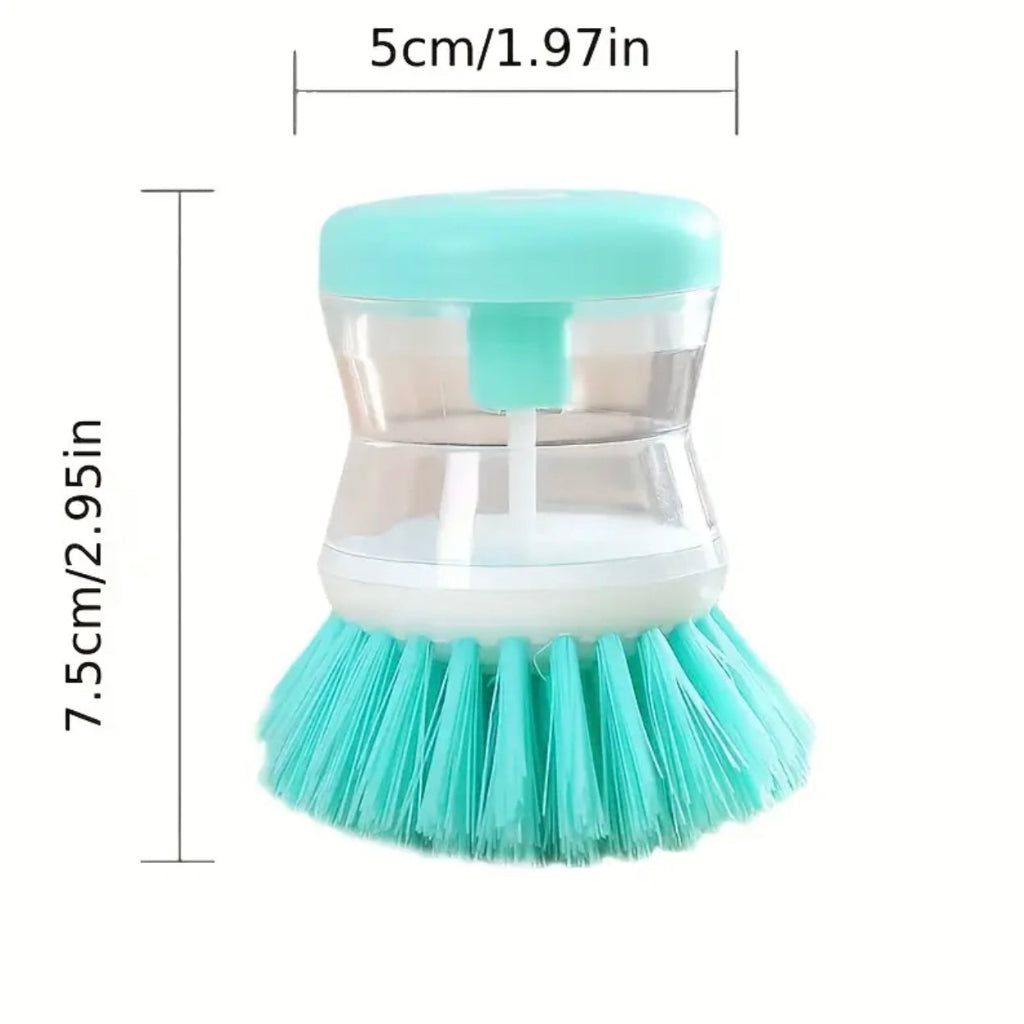 فرشاة تنظيف وعاء المطبخ متعددة الوظائف – أداة محمولة لغسل الأطباق السائلة