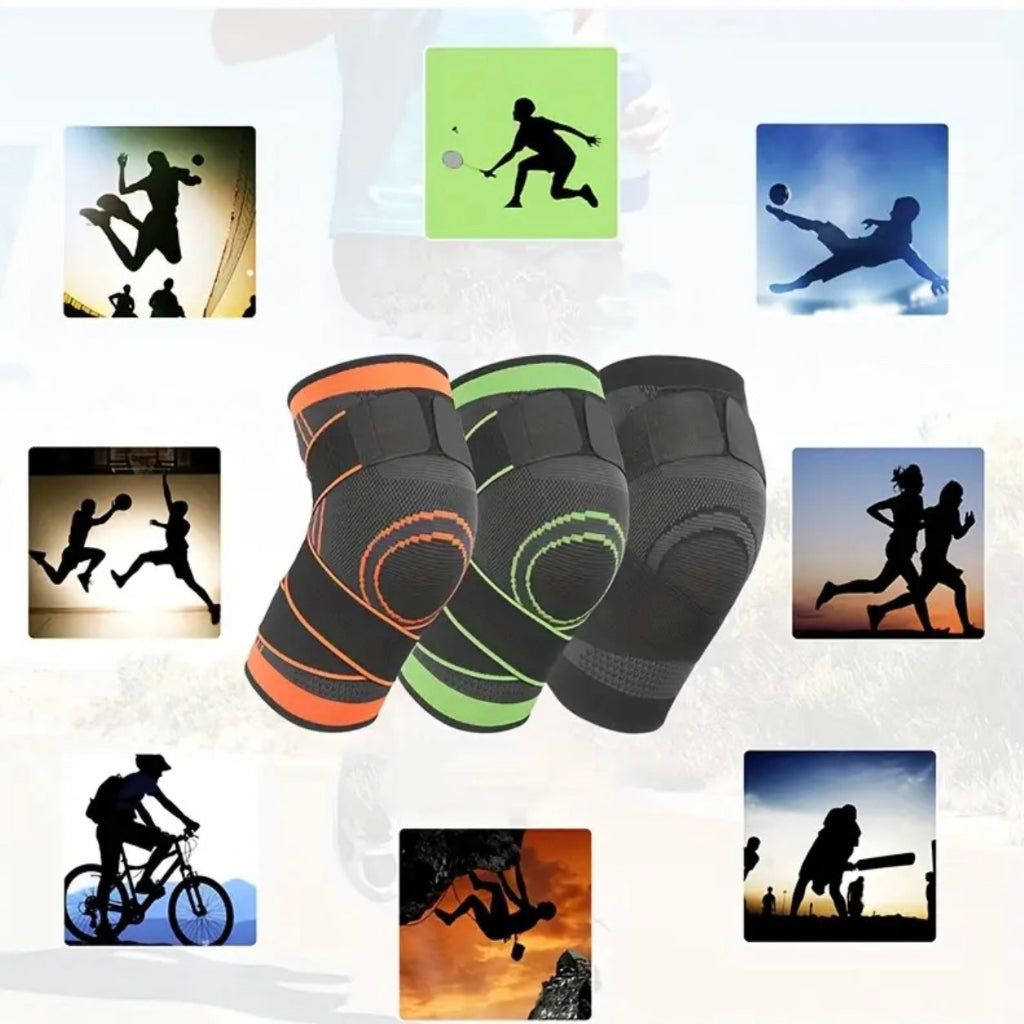 Adjustable Knee Compression Sleeve – Unisex Support for Sports & Recovery