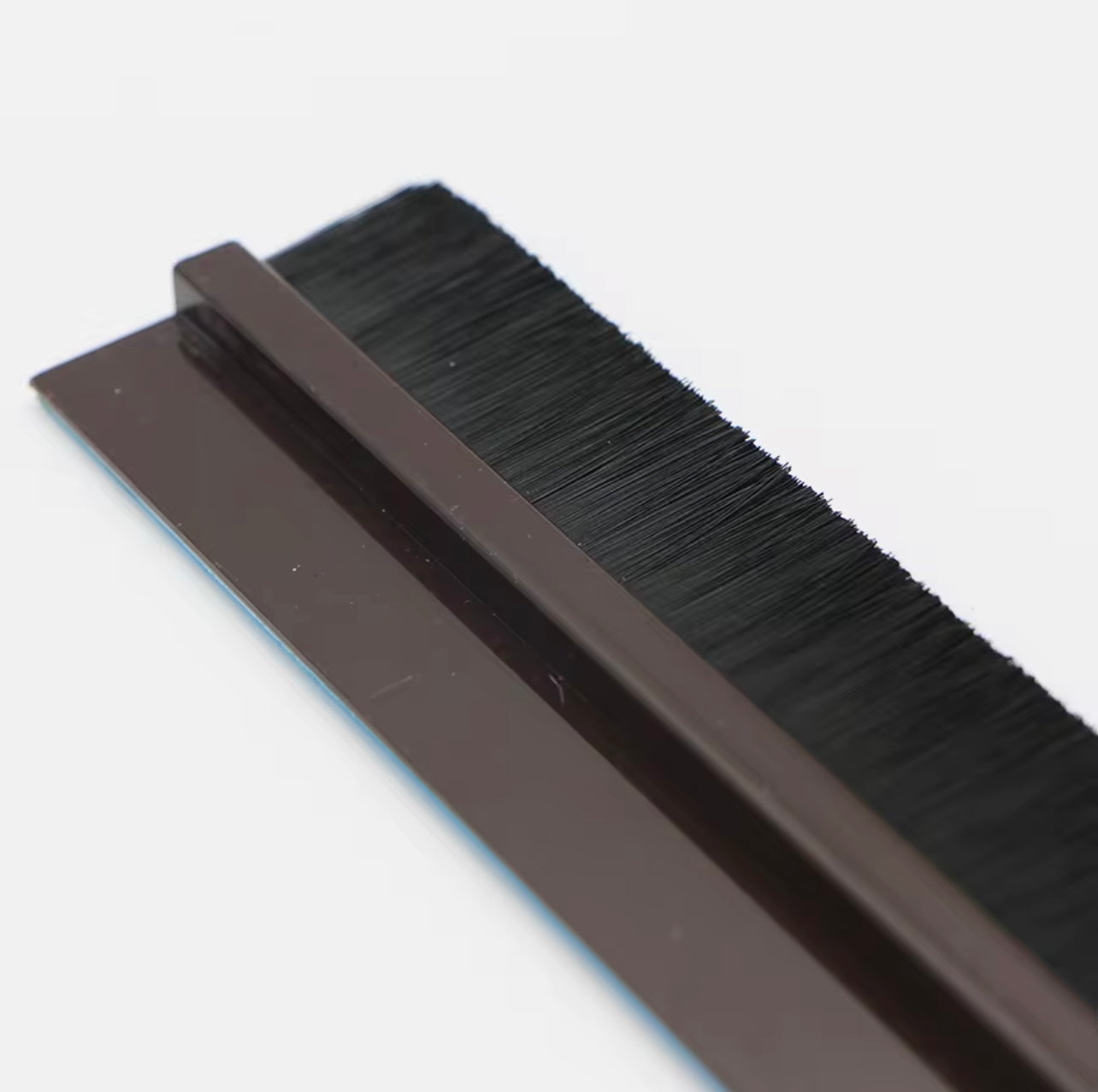Door Bottom Brush Seal Strip with Brush Dust Prevent Rubber Blocker Insect Proof Household Self Adhesive Seal Strips