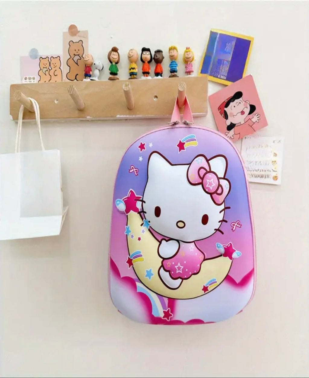 Kids Bag Backpack - Cute 3D Cartoon Design, Adjustable Straps