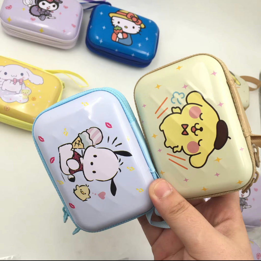 Random Cartoon Storage Bag – Multi-Purpose Handheld Zipper Organizer