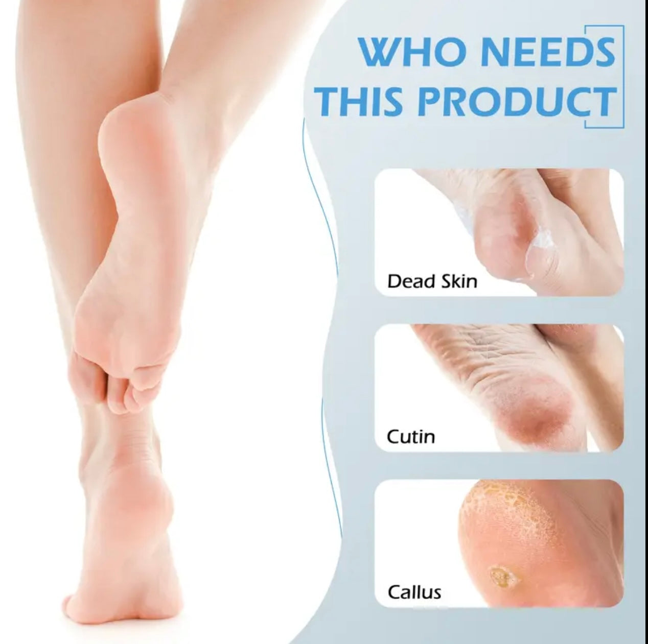 4-in-1 Foot Care Brush – Pumice, Sandpaper & Toenail Grooming Tool