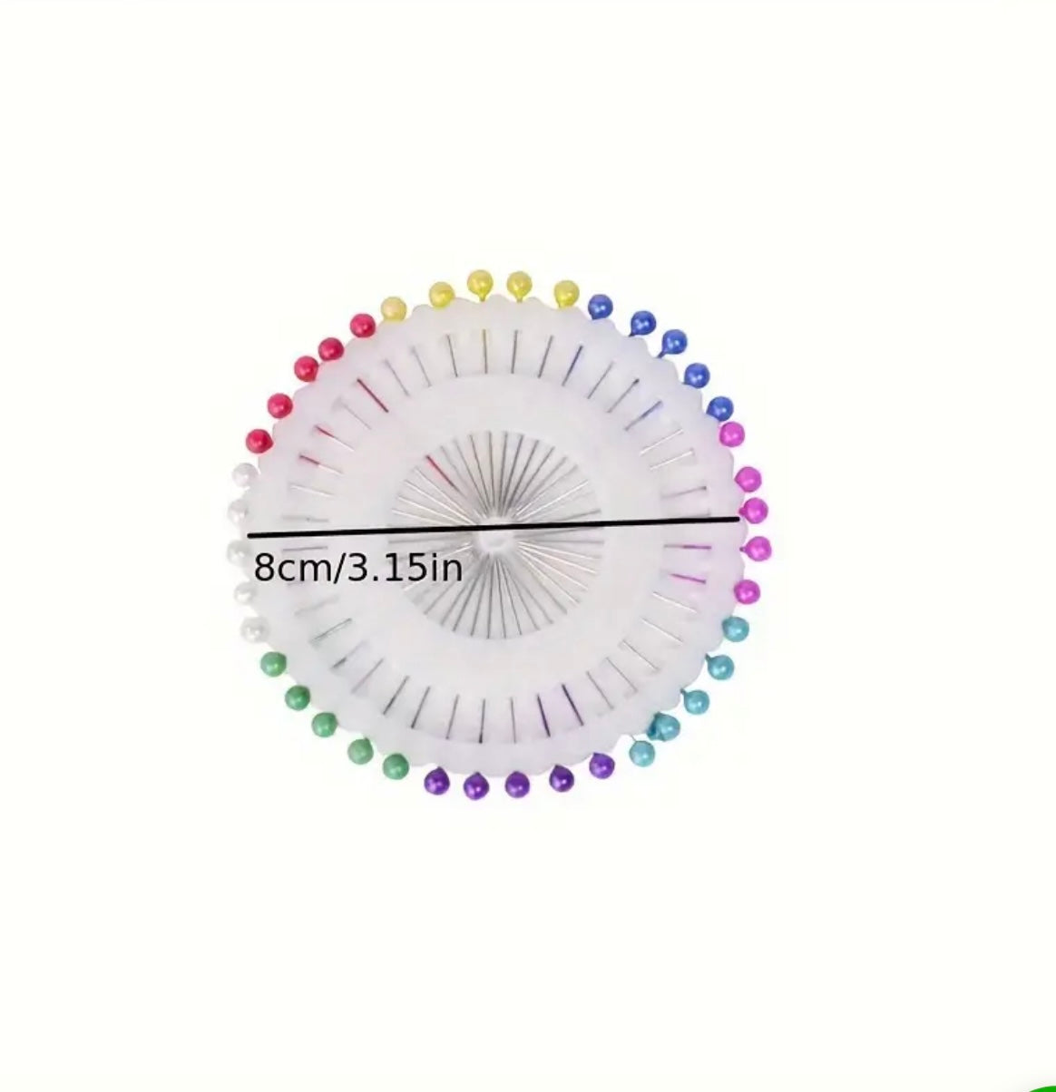 دبابيس مستقيمة لتحديد موضع خياطة القماش - دبابيس متعددة الألوان لؤلؤية وكلاسيكية باللون الأسود/الأبيض للخياطة والحرف اليدوية