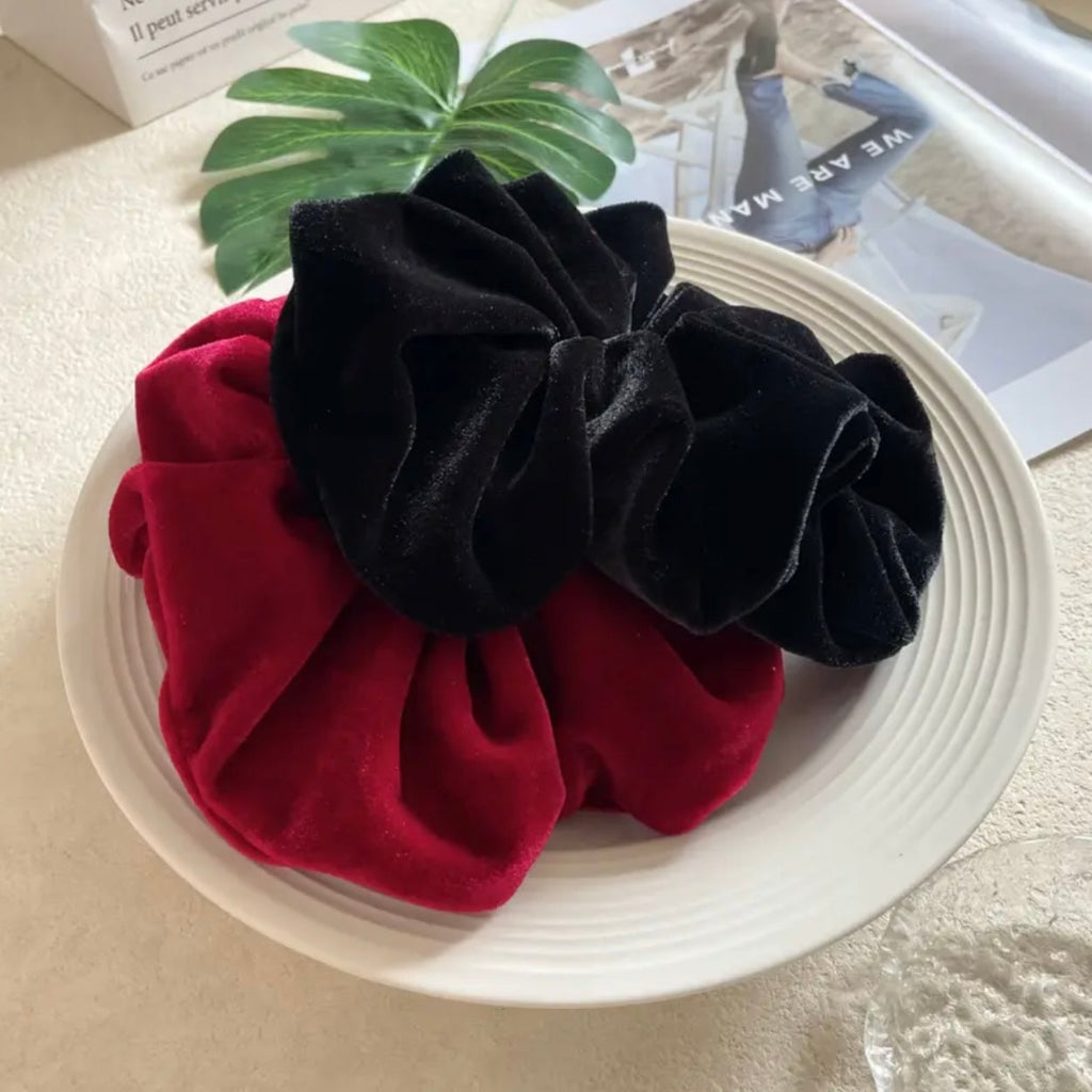 1pc Women's terry hair band Multicolours, fashionable and versatile, elegant and high-end daily hair tie accessories