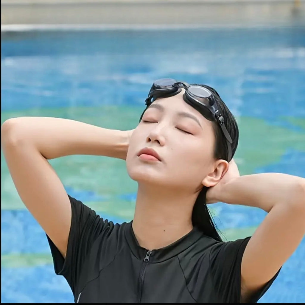 Adjustable Unisex Adult Swim Goggles β HD Clear Vision for Swimming & Water Sports