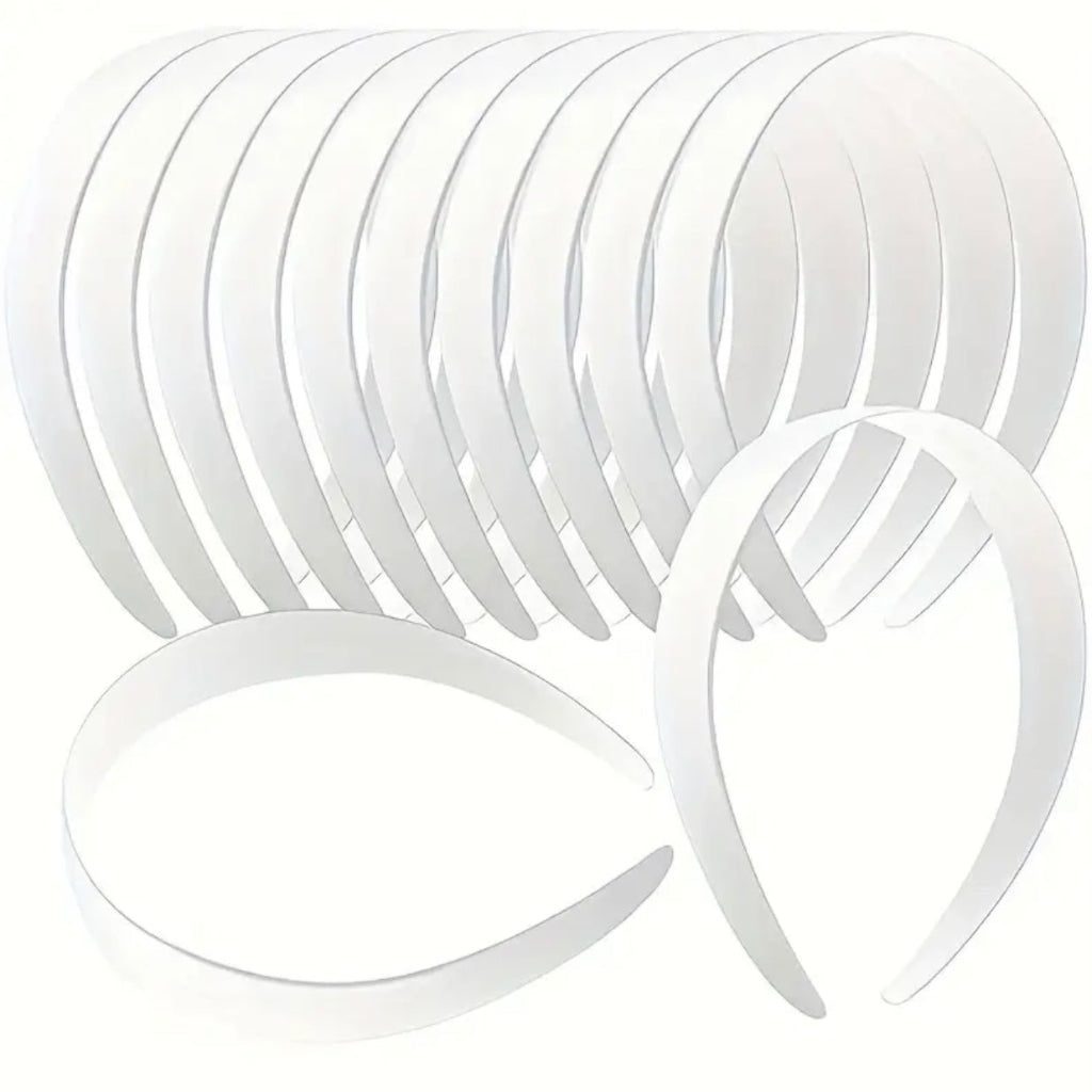 2.5cm Wide Simple Wide Edge Headband Color Black and White Hair Headband DIY Handmade Hair Accessories..