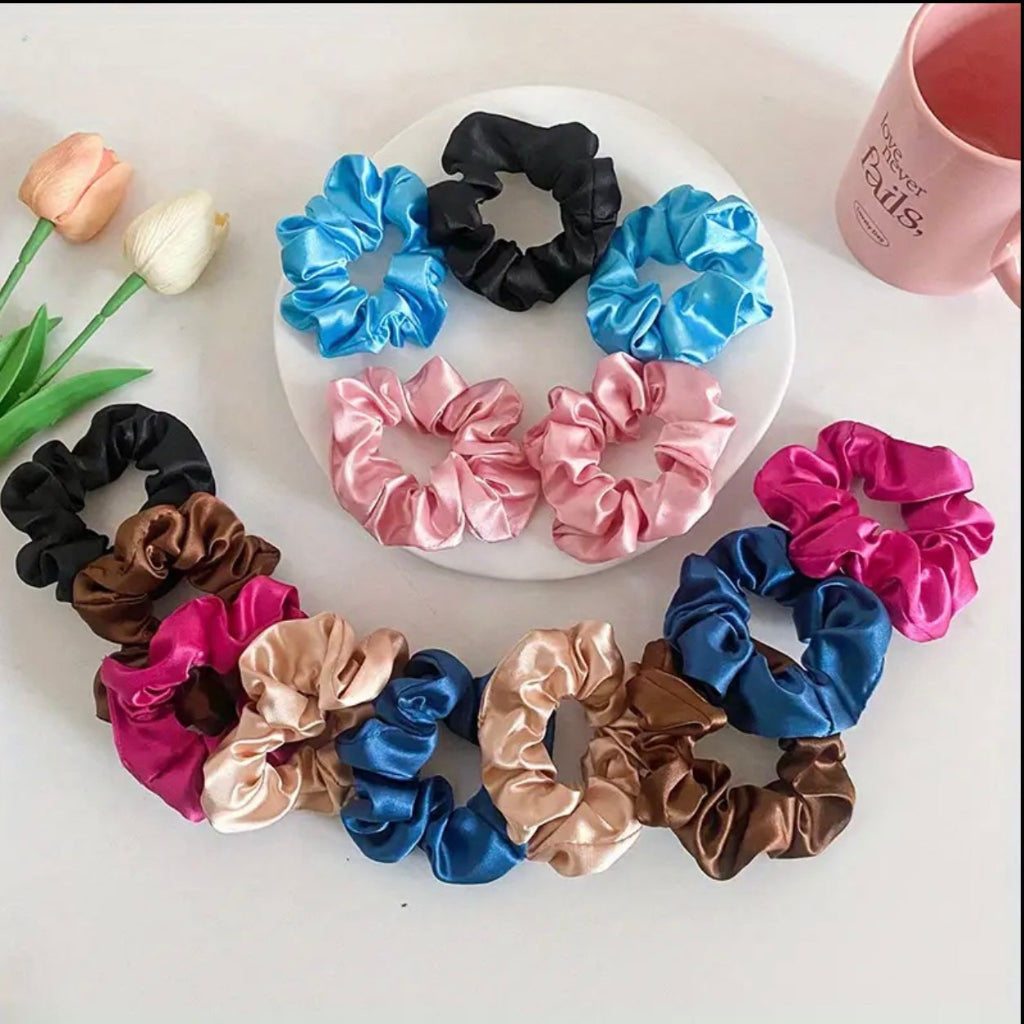 1pc Women's terry hair band Multicolours, fashionable and versatile, elegant and high-end daily hair tie accessories