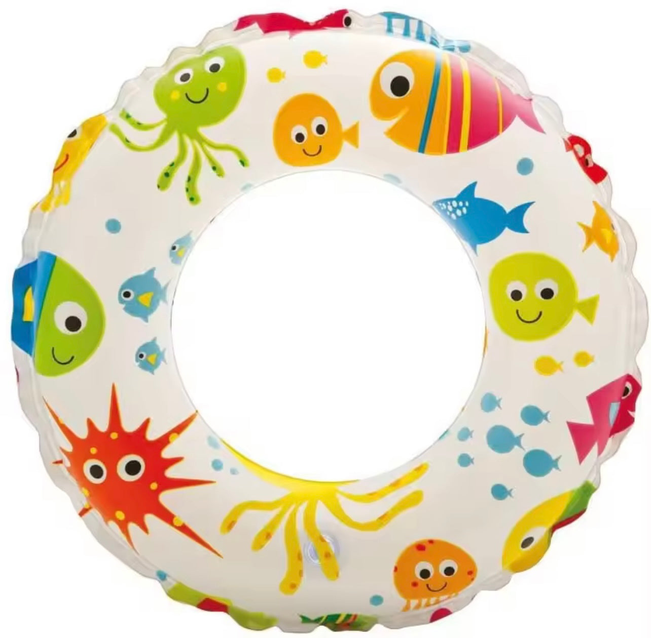 Colorful Kids Inflatable Swimming Ring – Fun Pool Float with Cartoon Designs Random designs