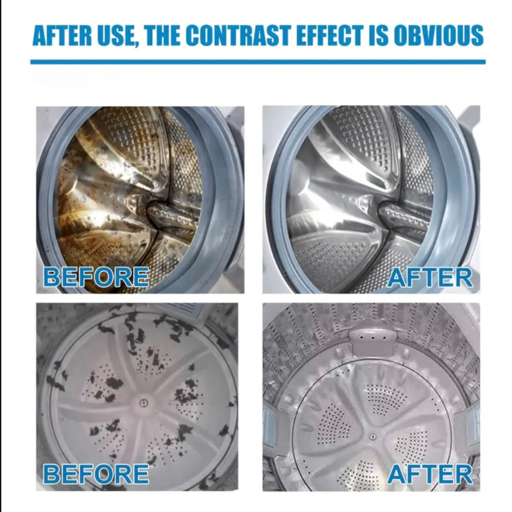أقراص تنظيف وإزالة الروائح الكريهة متعددة الوظائف للغسالة مناسبة للطبل