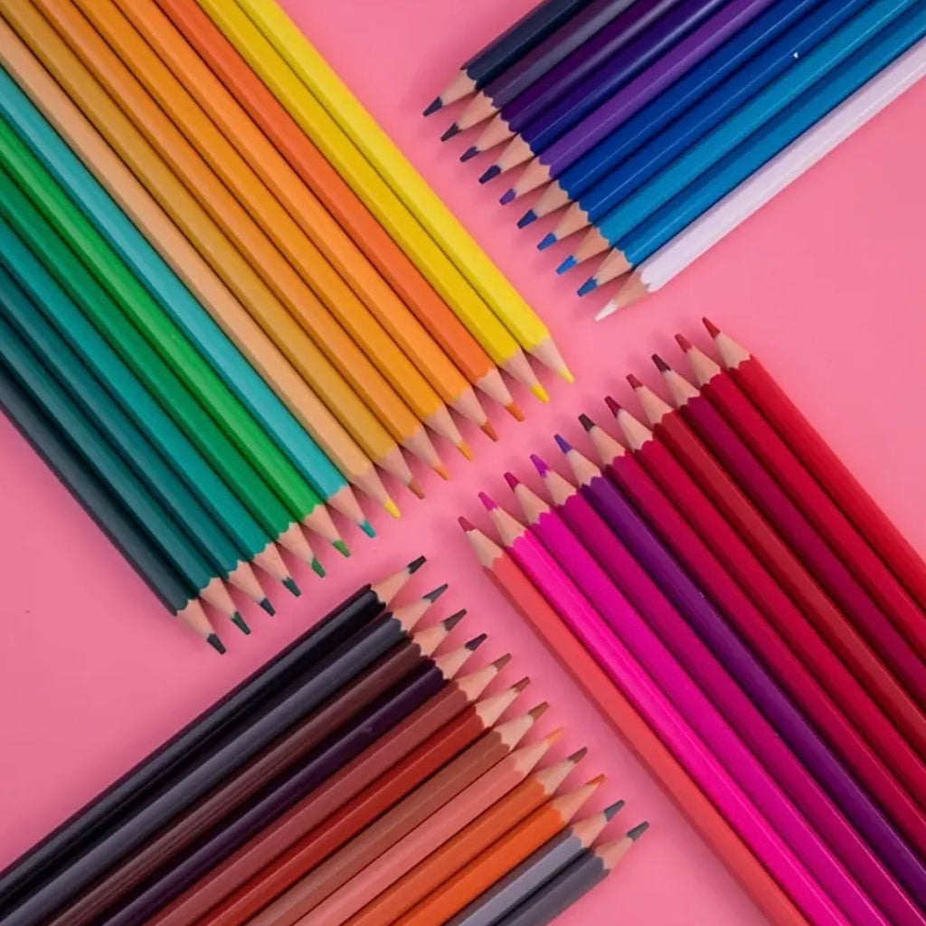 24 Vibrant Colored Pencils Set β Premium Quality for Artists & Students