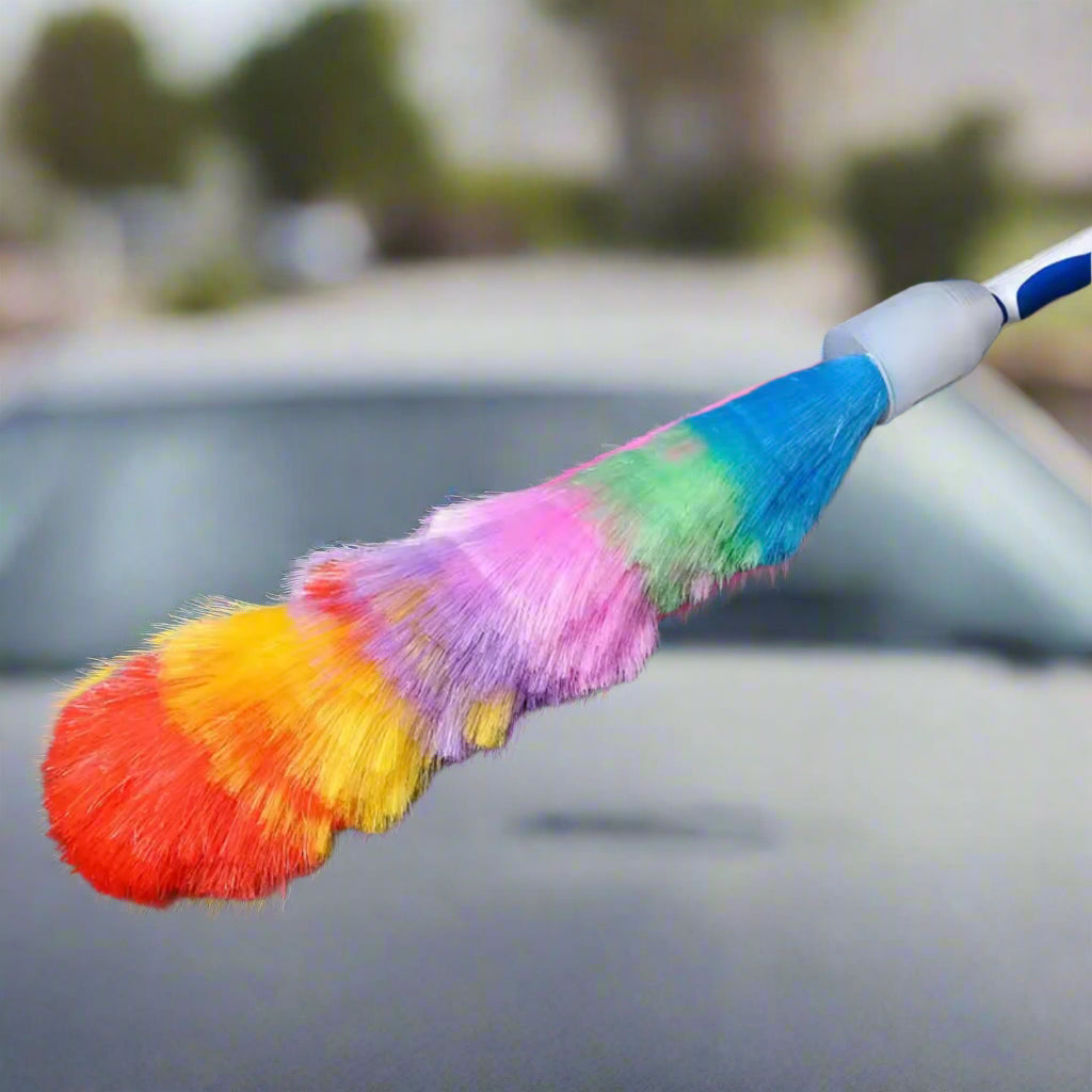 Duster ريشة PP المرنة PP لتنظيف جميع السطح والسيارة والغرفة والمكتب وتنظيف المتجر