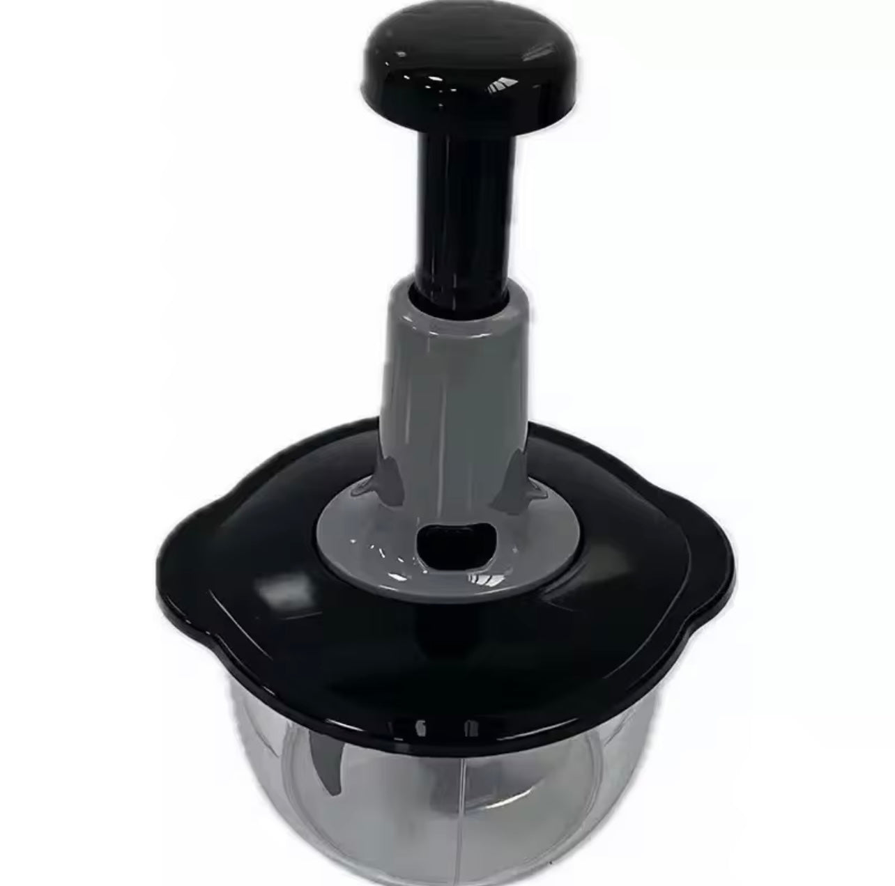 مفرمة طعام يدوية - أداة مطبخ متعددة الوظائف بالضغط السريع سعة 1.5 لتر