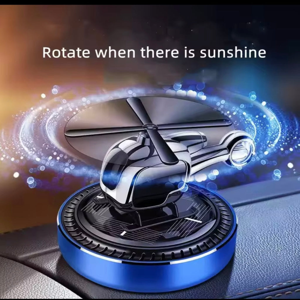 Car Perfume Car Aromatherap Car Deodorization Fragrance Lasting Light Fragrance Solar Helicopter Decoration Aircraft