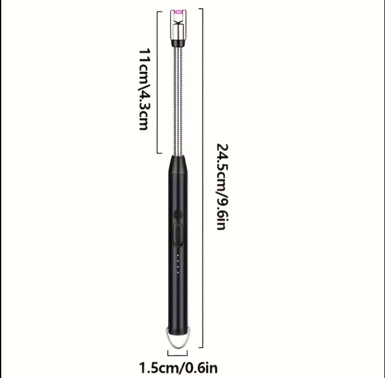 1 pcs Windproof Fireless Electric Lighter – Rechargeable Smart Spark Gun