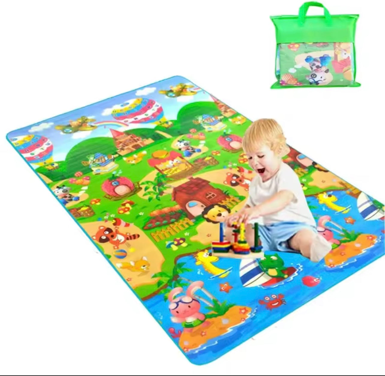 Baby Play Mat – Super Soft Crawling Mat with Non-Slip Design