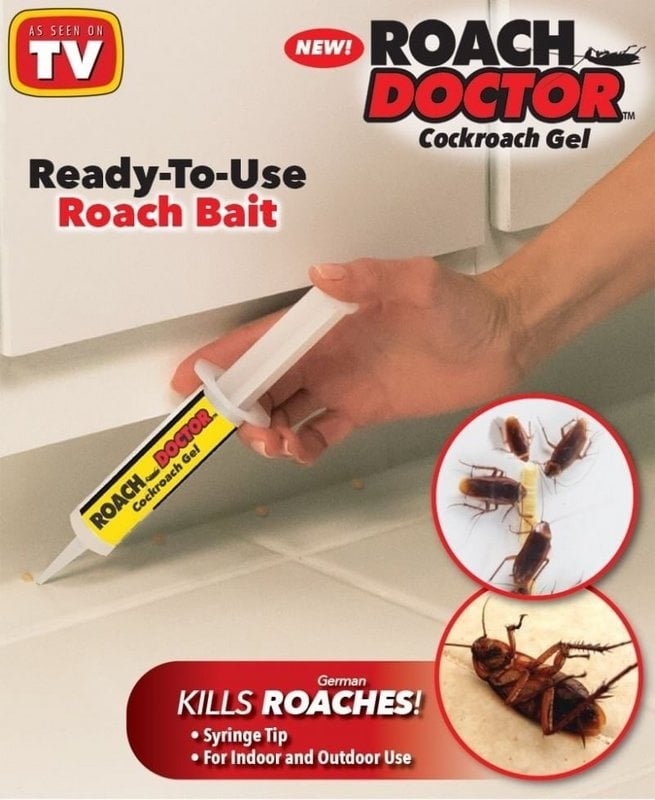 Anti Cockroach Roach Expert Gel, Roach Killer Poison, Ready-to-use Bait Syringe