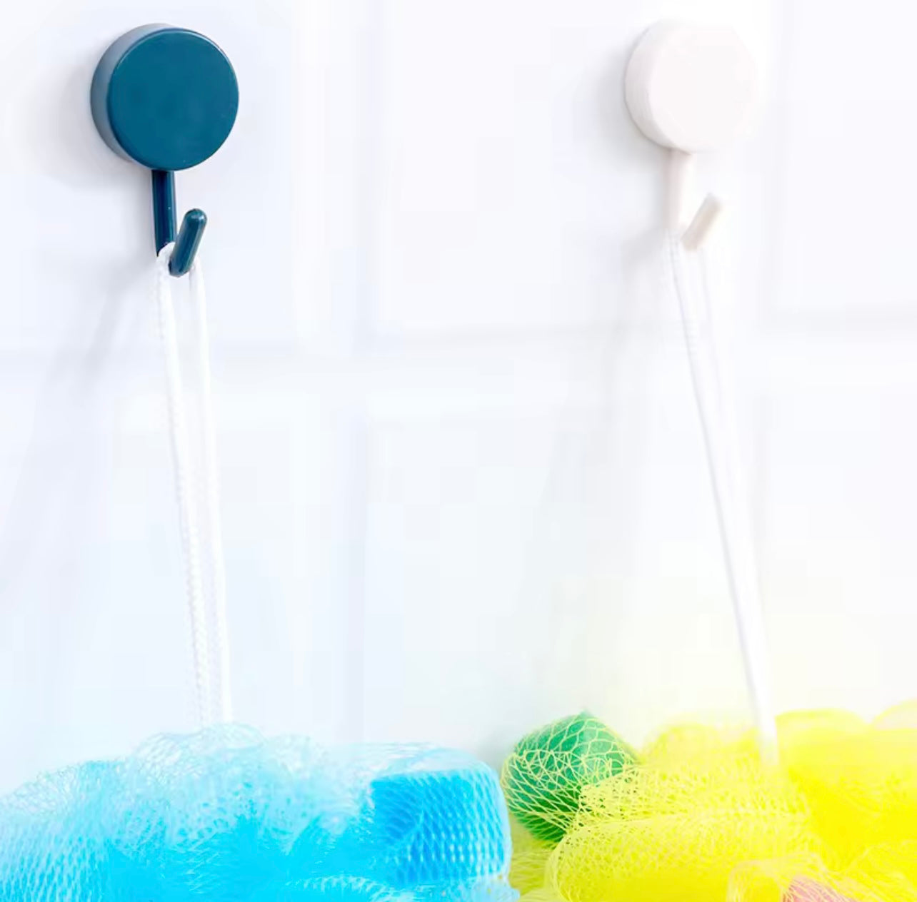 قطعة واحدة من ليفة الاستحمام الإسفنجية الناعمة الملونة - وسادة استحمام شبكية مقشرة لطيفة