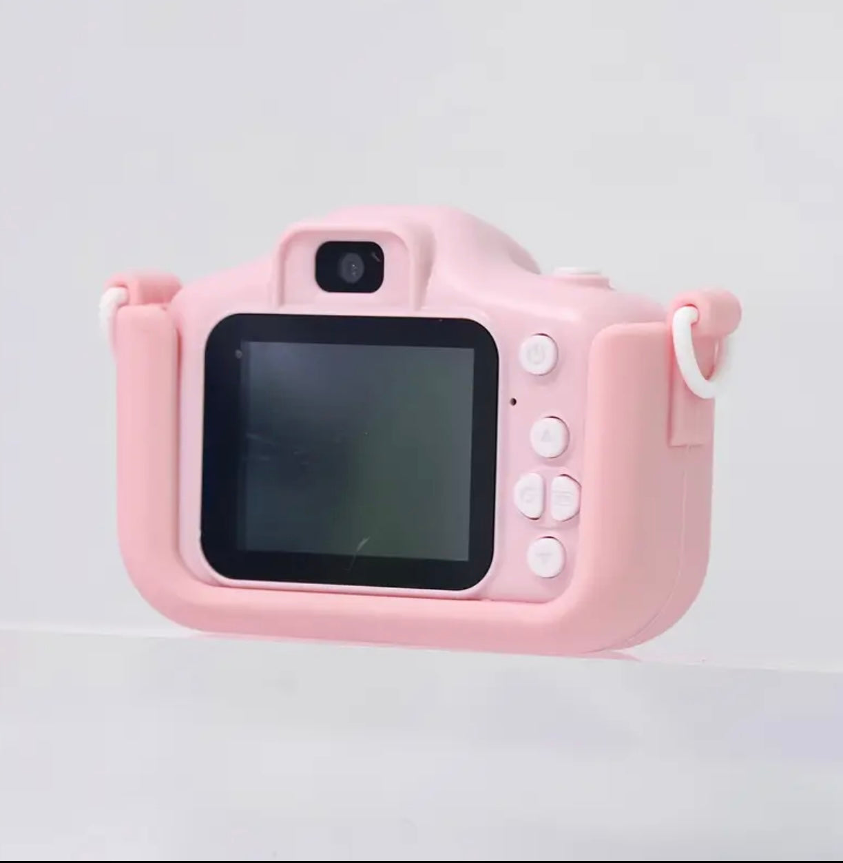 كاميرا عالية الدقة للأطفال ذات عدسة مزدوجة - 3000 صورة، ومرشحات ممتعة، وألعاب صغيرة مع غطاء سيليكون مقاوم للسقوط