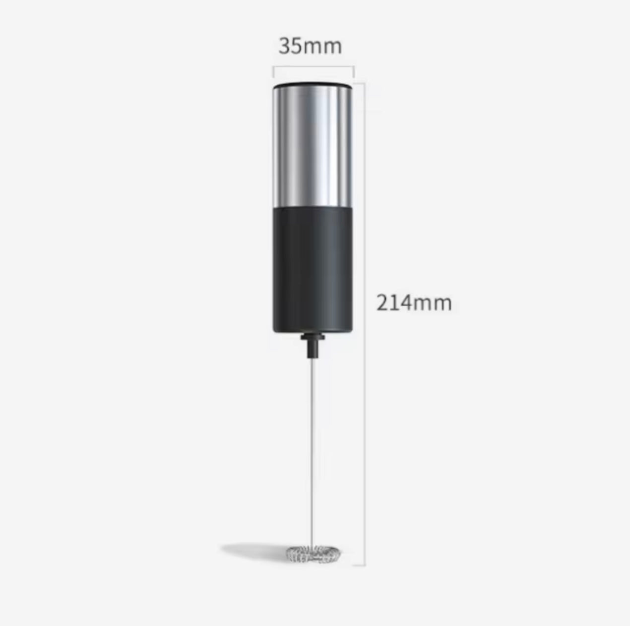 ماكينة صنع رغوة الحليب الكهربائية – تعمل بالبطارية وتصميم من الفولاذ المقاوم للصدأ