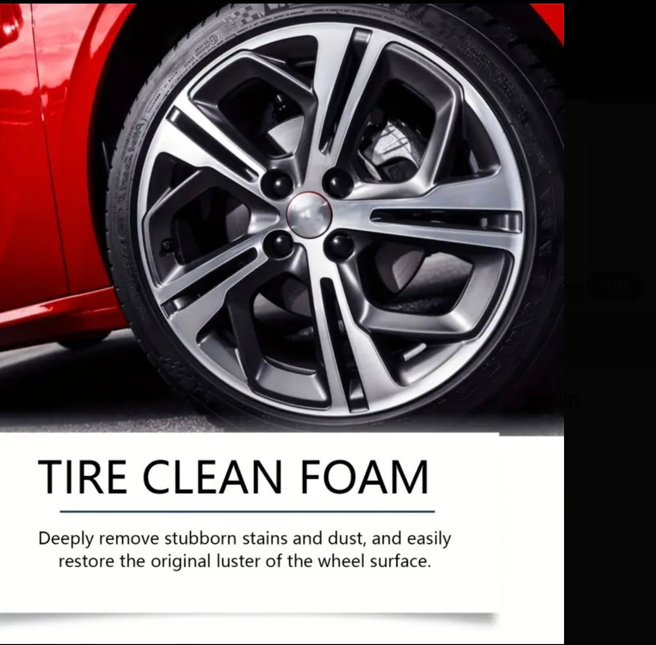 Getsun Multi-Purpose Foam Cleaner with Brush – All-Purpose Cleaner for Car, Home, Sofa, Carpet, and Tyres