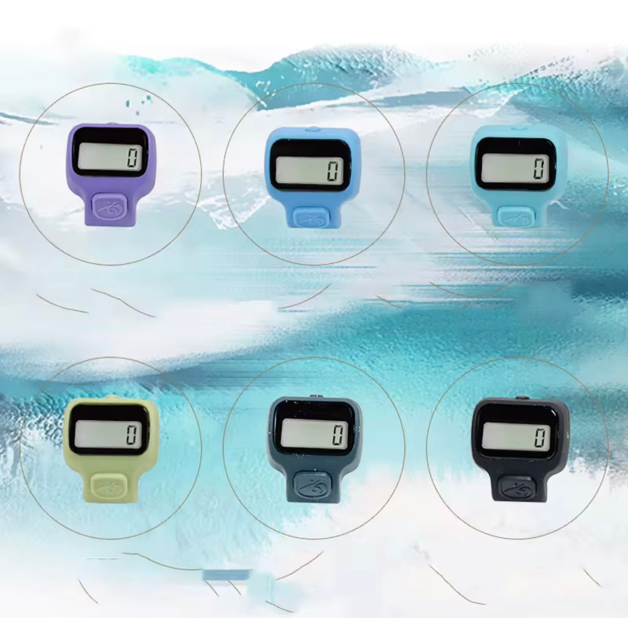 12 مساءً بقيادة العداد الرقمي المسلم تاسبيه مضادة للجولف الرياضة العداد الزفاف الإسلامي هدية Zikrmatic Tasbeeh Finger Finger Counter Tall