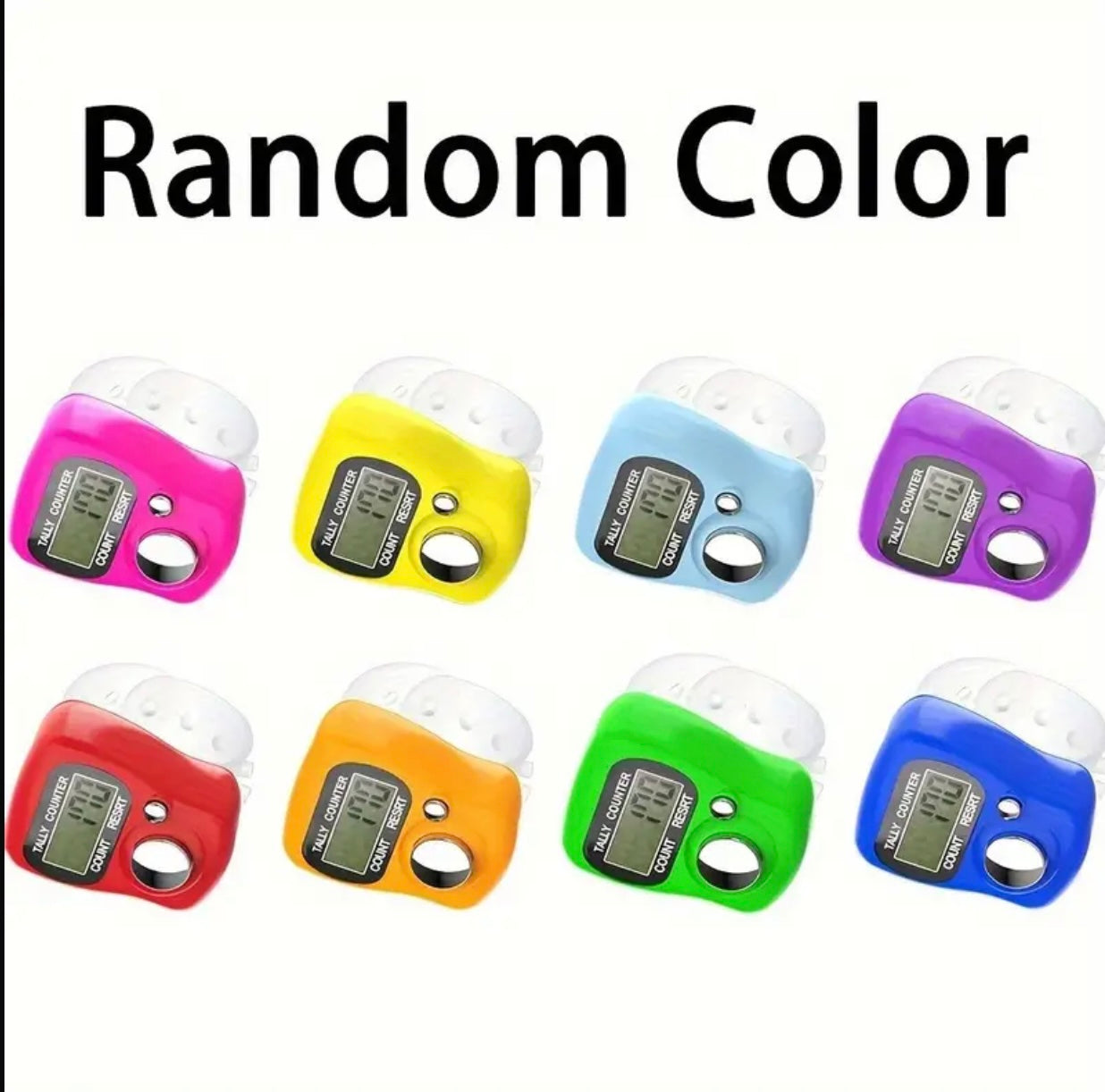 Electronic Handheld Finger Counter – 5-Digit LCD Display Tally Counter for Prayer, Golf, Running & Crafts