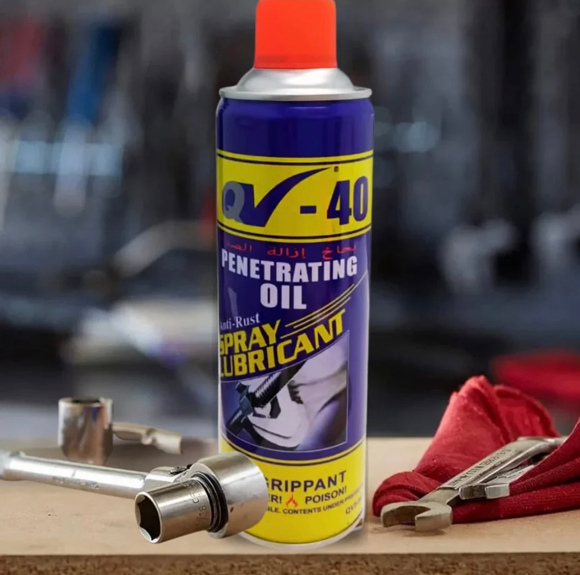 Strong Rust Remover Spray – 400ml Metal Rust Inhibitor & Lubricant
