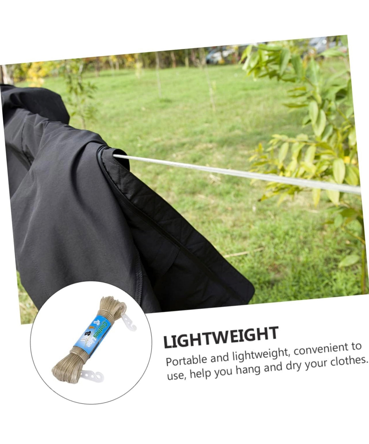 20m/30m Durable Plastic Clothesline – Strong & Versatile Laundry Drying Line