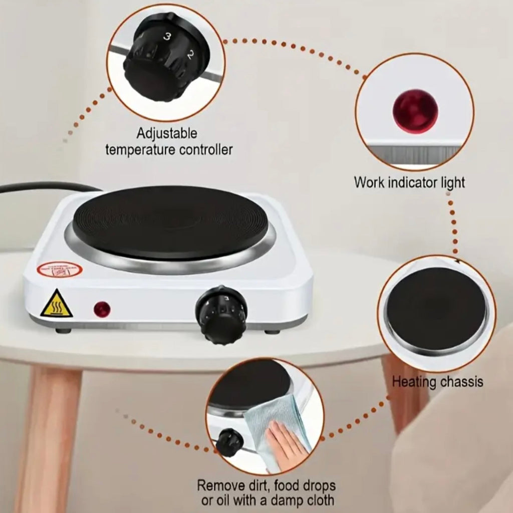 Home Electric Heating Stove β Small Electric Heating Plate for Tea, Coffee, and Kitchen Use