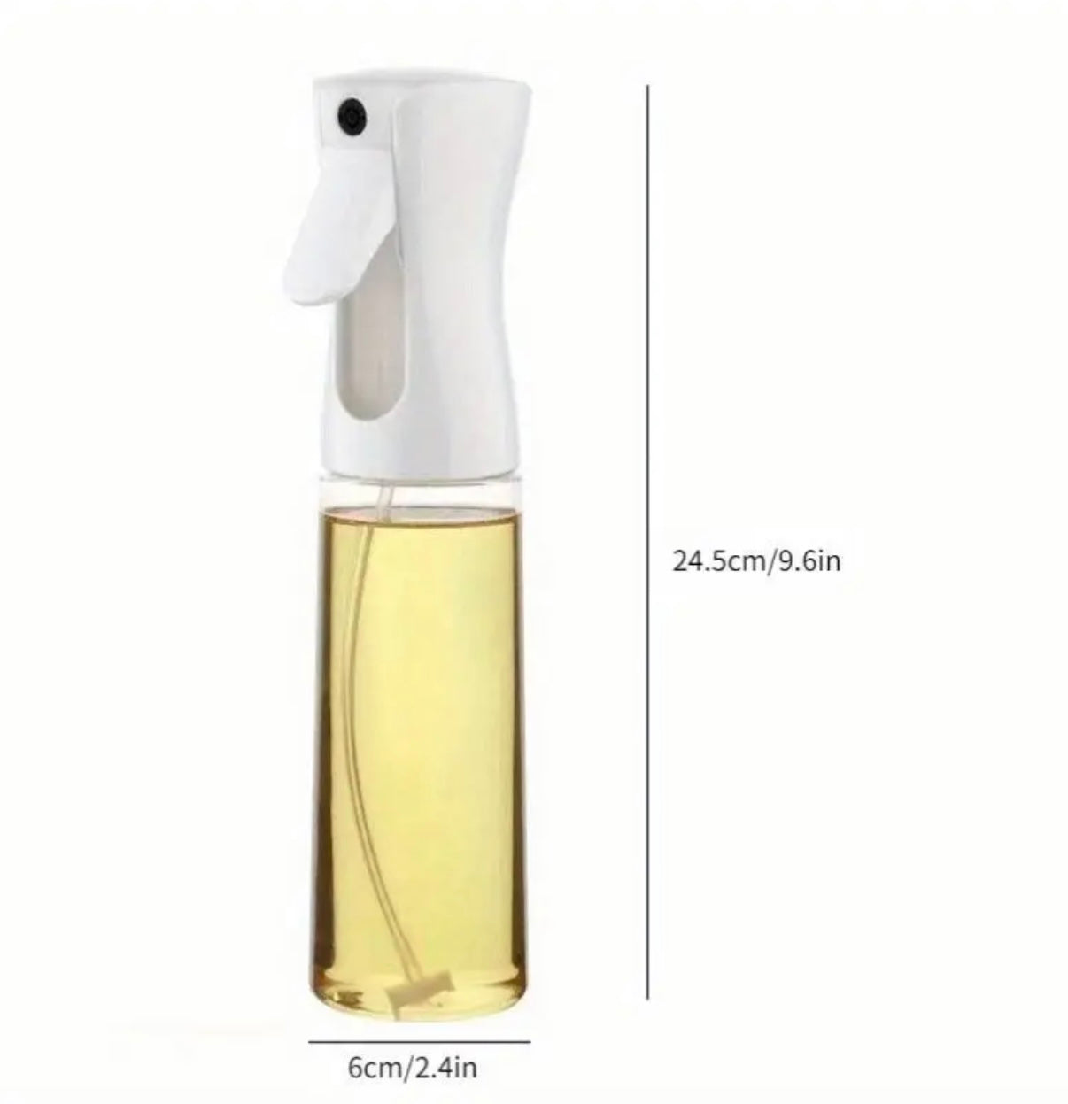 زجاجة رذاذ عالية الضغط – 300 مل رذاذ للمطبخ وزيت الطبخ