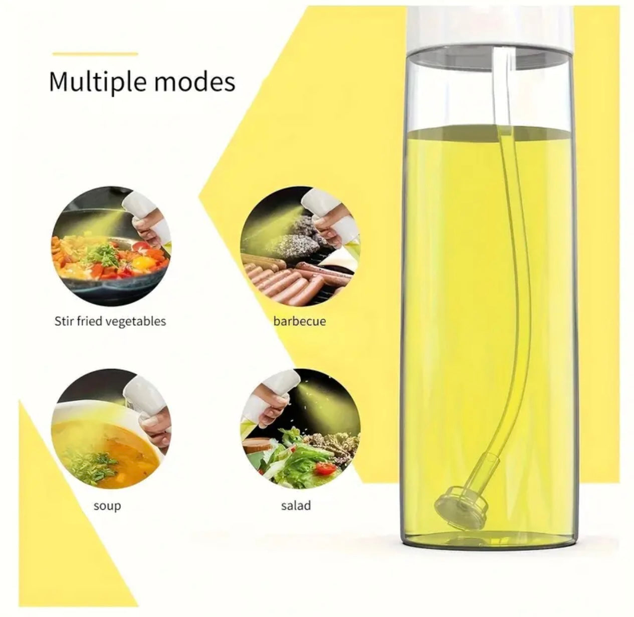 زجاجة رذاذ عالية الضغط – 300 مل رذاذ للمطبخ وزيت الطبخ