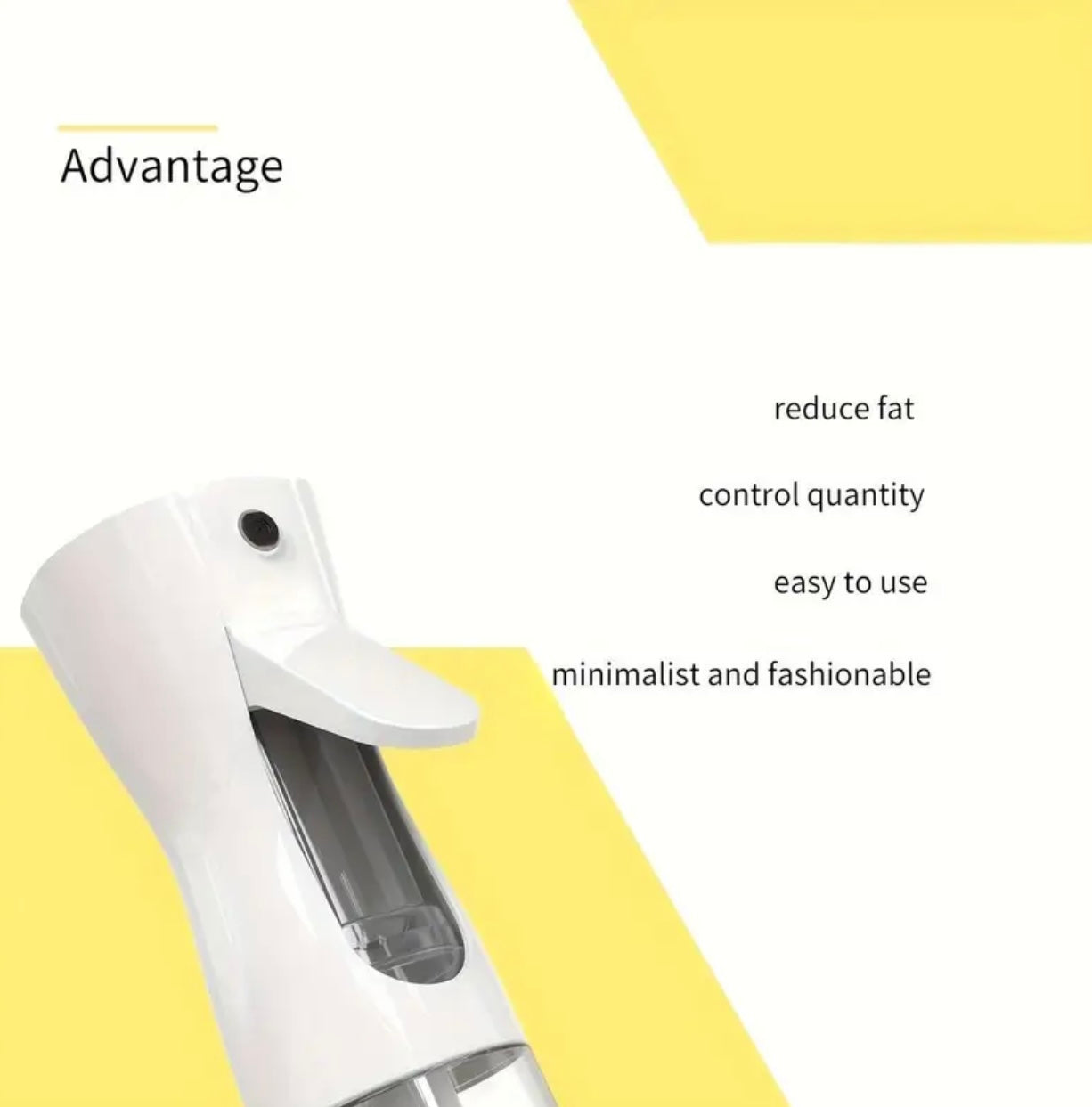 زجاجة رذاذ عالية الضغط – 300 مل رذاذ للمطبخ وزيت الطبخ