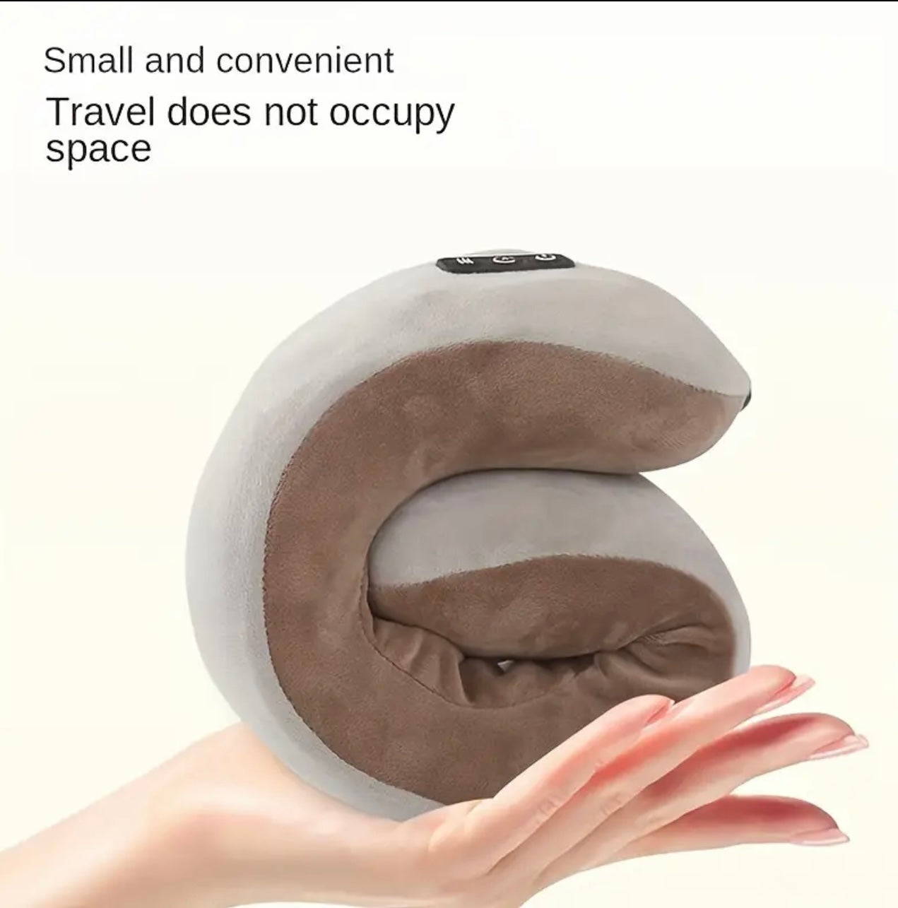 وسادة تدليك الرقبة الكهربائية على شكل حرف U - تحاكي تدليك اليد للاسترخاء في المنزل والمكتب والسفر